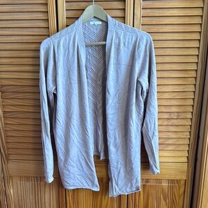 Maurices Light Purple Open Front Cardigan